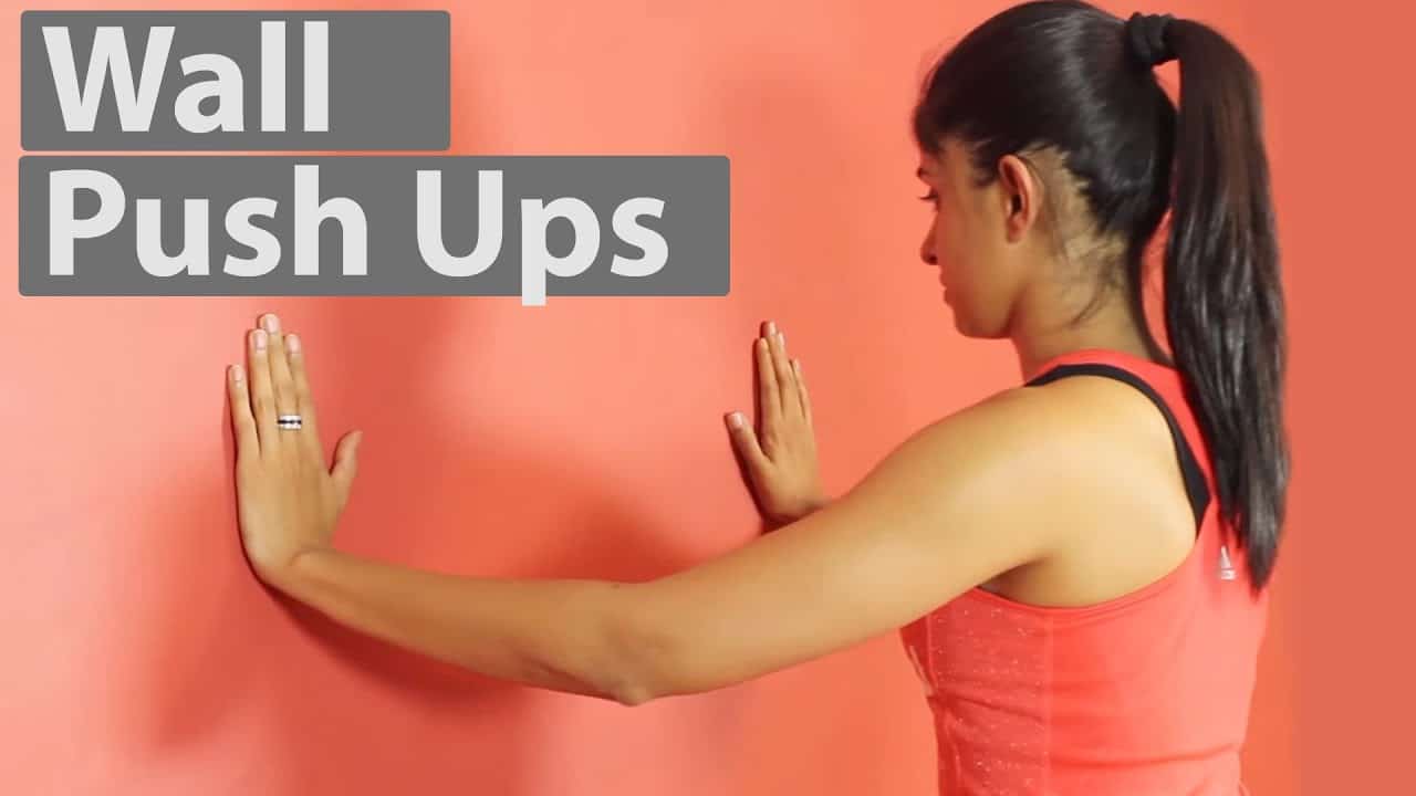 Wall Push Ups For Beginners How